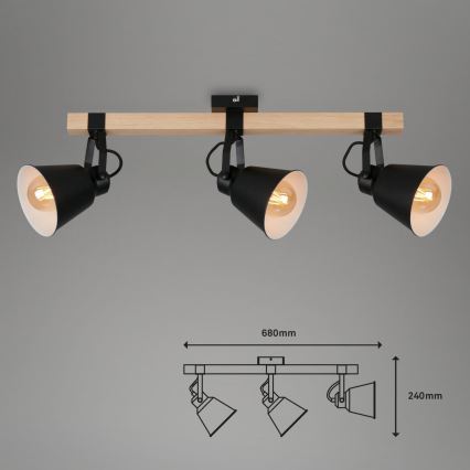 Briloner 2406-035 - Reflektor SPOT 3xE27/40W/230V