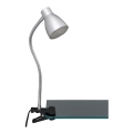 Briloner 2615-014P - LED Svetilka z zaponko GRIP LED/2,5W/230V srebrna