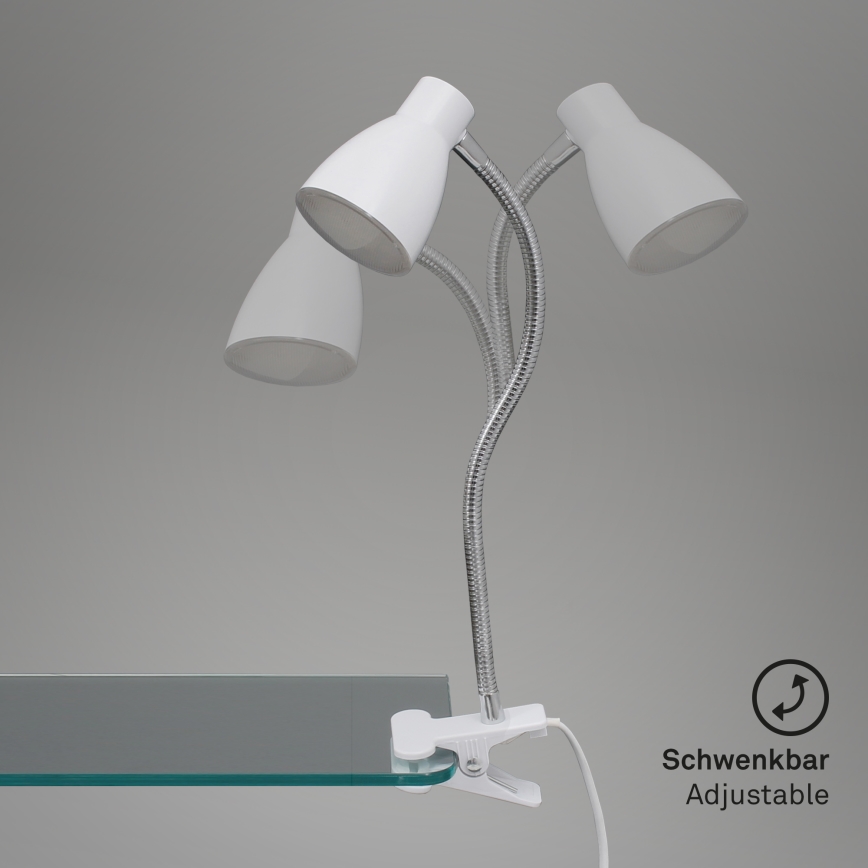Briloner 2615-016P - LED Svetilka z zaponko GRIP LED/2,5W/230V bela