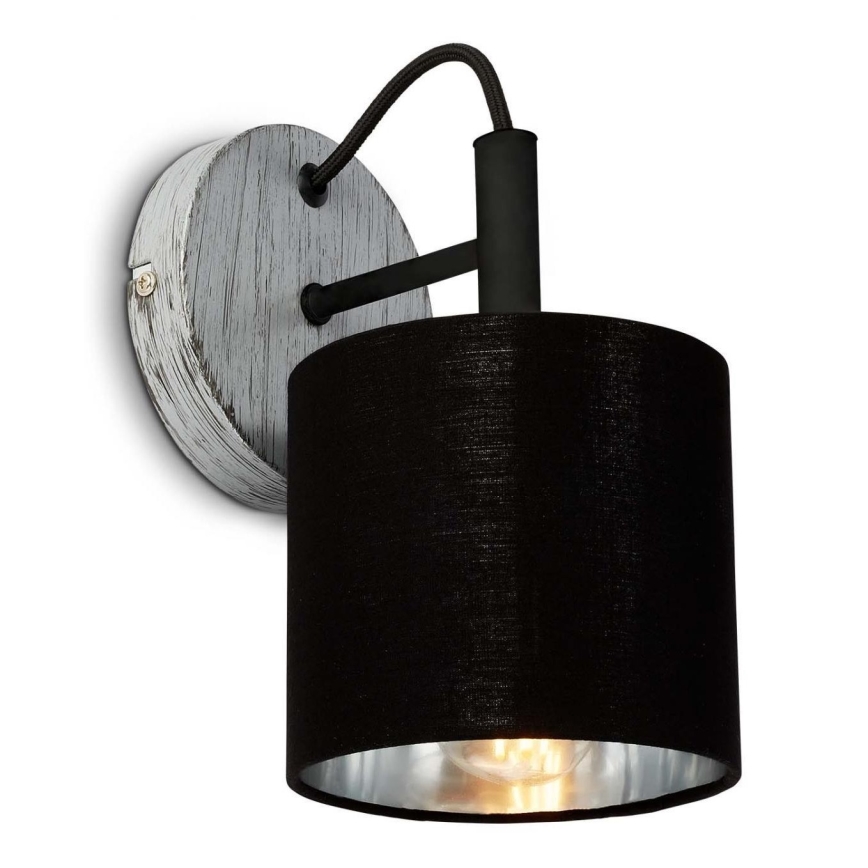 Briloner 2737-014 - Stenska svetilka SILVER CRAFTED 1xE14/25W/230V