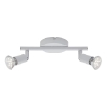 Briloner 2767-026 - LED Reflektor 2xGU10/6W/230V bela