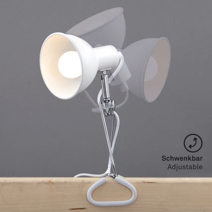 Briloner 2790-016 - Svetilka s sponko FIX 1xE14/8W/230V bela