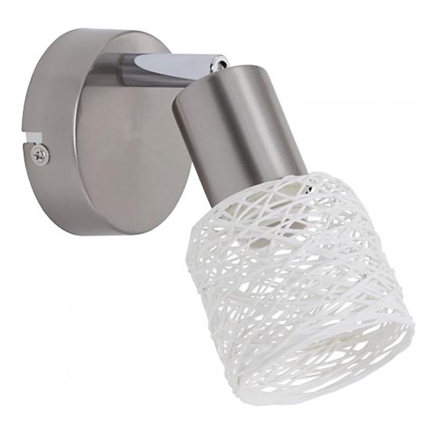 Briloner 2826-012 - Stenski reflektor SPOT 1xE14/6W/230V mat krom