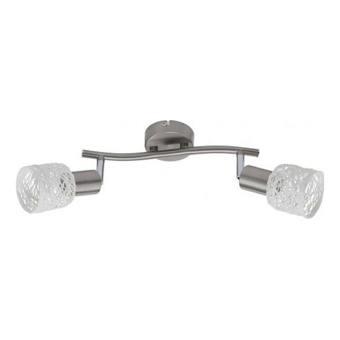 Briloner 2826-022 - Reflektor SPOT 2xE14/6W/230V mat krom
