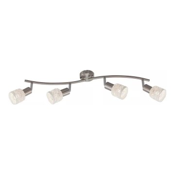 Briloner 2826-042 - Reflektor SPOT 4xE14/6W/230V mat krom