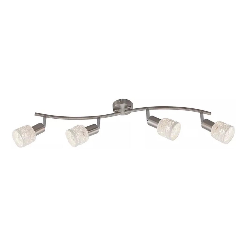 Briloner 2826-042 - Reflektor SPOT 4xE14/6W/230V mat krom