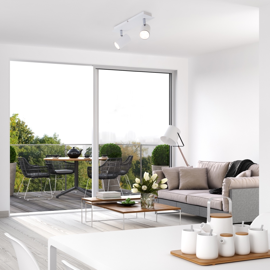Briloner 2857-026 - Reflektor SPOT 2xGU10/40W/230V bel