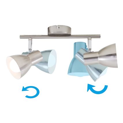 Briloner 2860-022 - Reflektor 2xE14/25W/230V