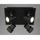 Briloner 2861-045 - LED Reflektor SPOT 4xGU10/5W/230V črn