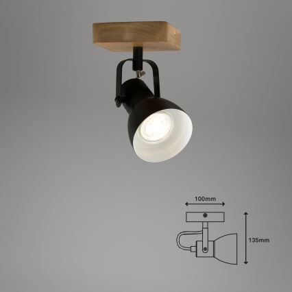 Briloner 2902-015 - Reflektor SPOT 1xGU10/35W/230V kavčukovec