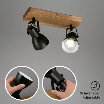 Briloner 2902-025 - Reflektor SPOT 2xGU10/35W/230V