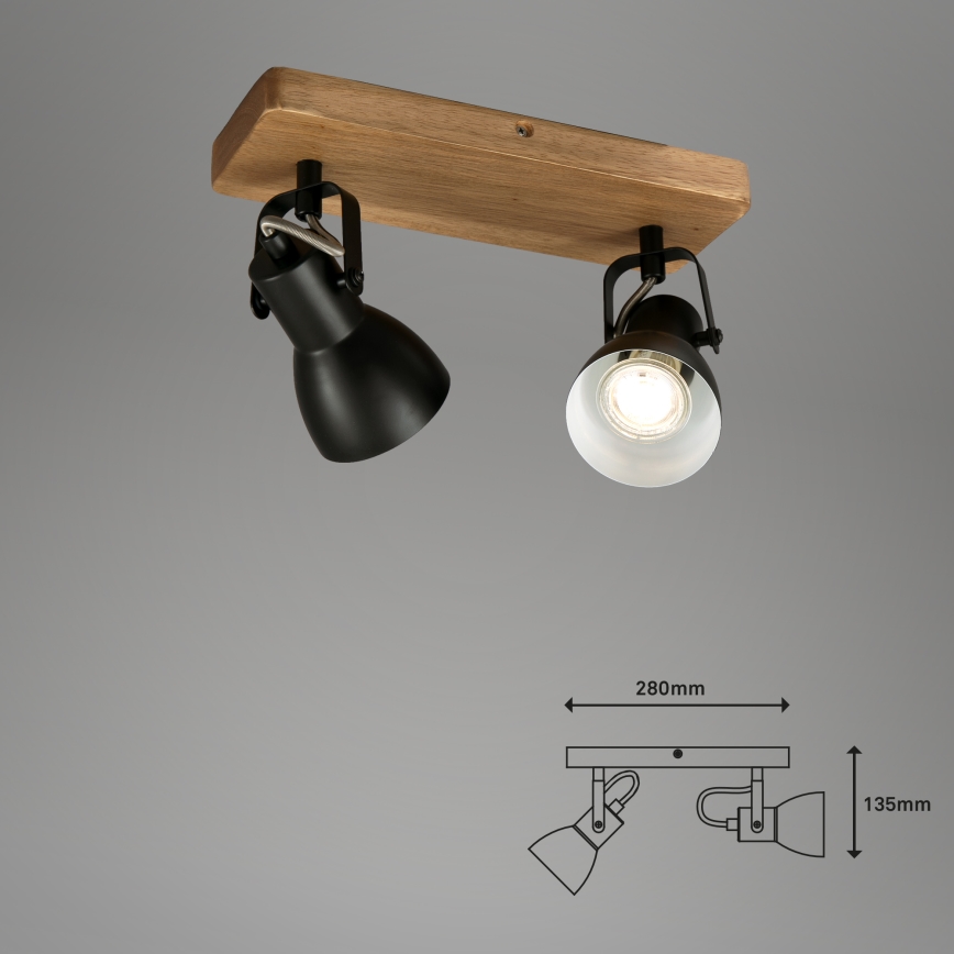 Briloner 2902-025 - Reflektor SPOT 2xGU10/35W/230V