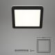 Briloner 3010-015 - LED stropna svetilka LED/8W/230V 19x19 cm črna IP44