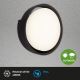Briloner 3019-015 - LED Zunanja stenska luč GENUA LED/18W/230V IP44 črna