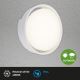 Briloner 3019-016 - LED Zunanja stenska luč GENUA LED/18W/230V IP44 bela