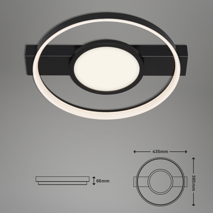 Briloner 3026-015 - LED Zatemnitvena stropna svetilka FRAME LED/33W/230V