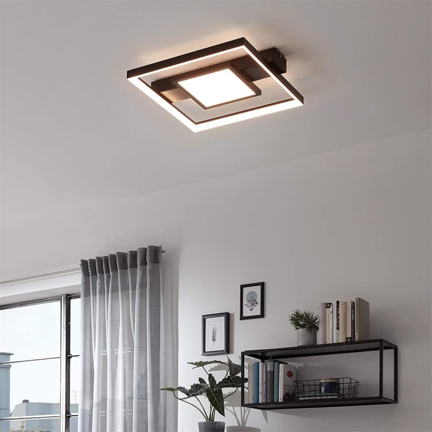 Briloner 3028-015 - LED Zatemnitvena stropna svetilka FRAME LED/38W/230V