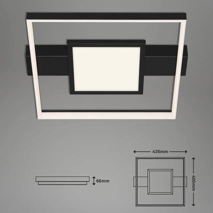 Briloner 3028-015 - LED Zatemnitvena stropna svetilka FRAME LED/38W/230V