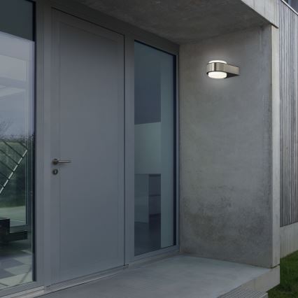 Briloner 3035-012- LED Zunanja stenska svetilka HANAU LED/6,5W/230V IP44 mat krom
