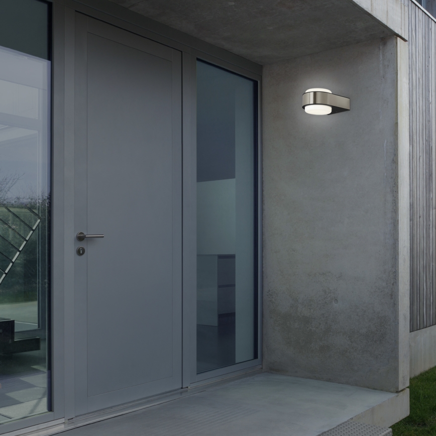 Briloner 3035-012- LED Zunanja stenska svetilka HANAU LED/6,5W/230V IP44 mat krom