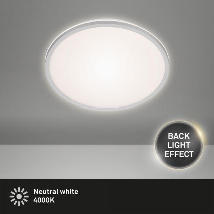 Briloner 3046-014 - LED Stropna svetilka LED/15W/230V 4000K pr. 28 cm srebrna