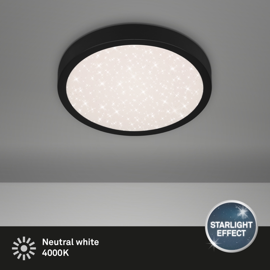 Briloner 3048-015 - LED Stropna svetilka RUNA LED/18W/230V črna