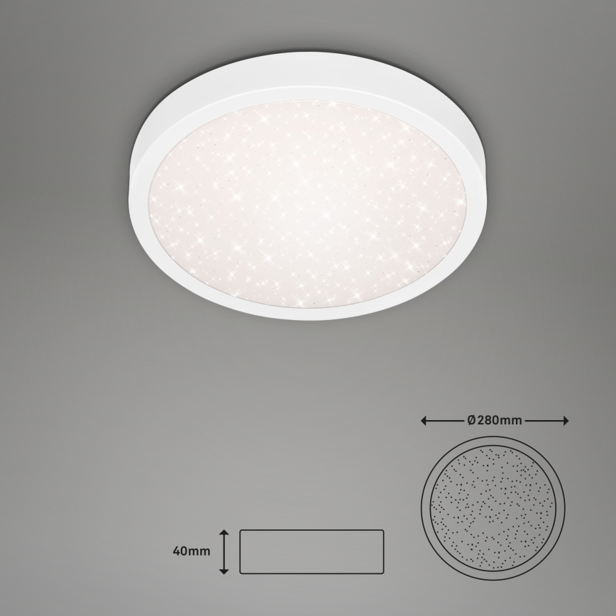 Briloner 3048-016 - LED Stropna svetilka RUNA LED/18W/230V bela