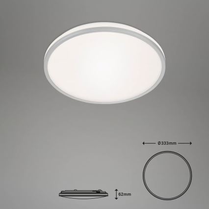 Briloner 3064-014 - LED stropna svetilka IVY, z možnostjo zatemnitve, LED/24W/230V, Wi-Fi Tuya, premer 33,3 cm + daljinski upravljalnik