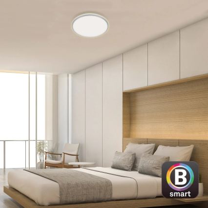 Briloner 3065-014 - Zatemnjevalna stropna svetilka IVY LED/42W/230V Wi-Fi Tuya premer 49 cm + daljinski upravljalnik