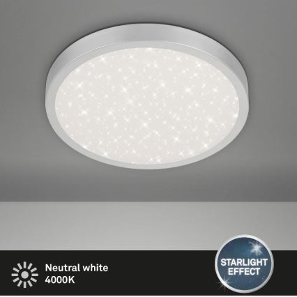 Briloner 3071-014 - LED Stropna svetilka RUNA LED/24W/230V srebrna