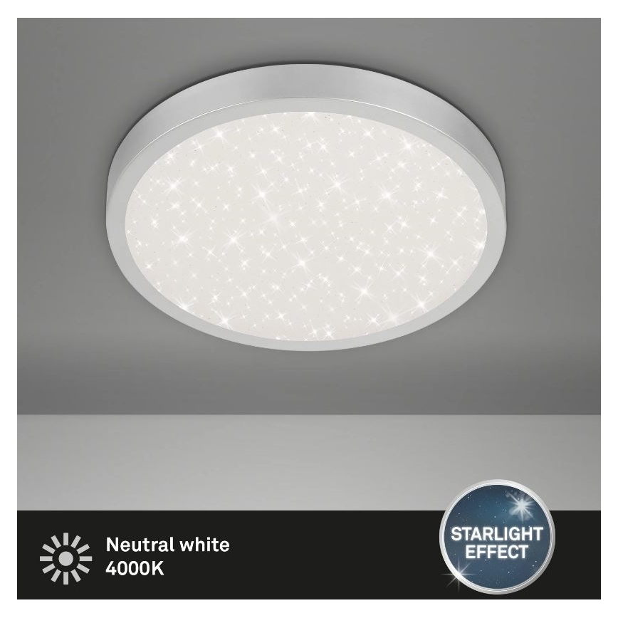 Briloner 3071-014 - LED Stropna svetilka RUNA LED/24W/230V srebrna