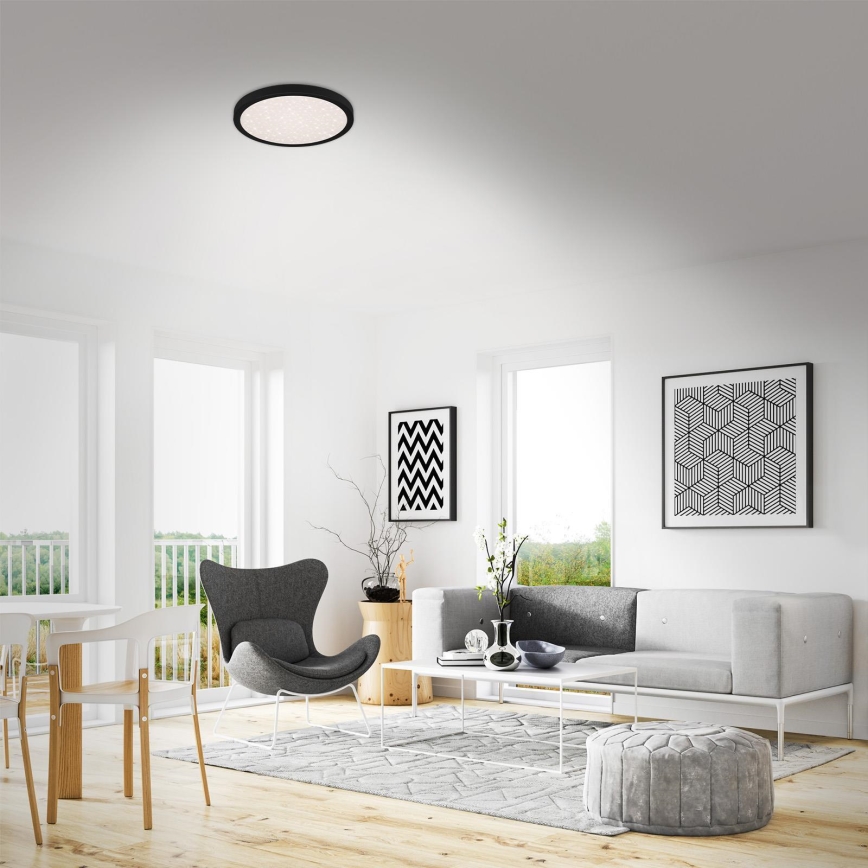 Briloner 3071-015 - LED Stropna svetilka RUNA LED/24W/230V črna