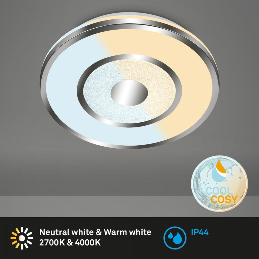 Briloner 3083-018 - LED Kopalniška zatemnitvena stropna svetilka COOL&COSY LED/24W/230V IP44