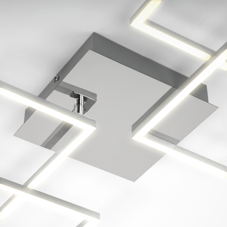 Briloner 3091-018 - LED Zatemnitvena stropna svetilka FRAME LED/30W/230V sijajni krom