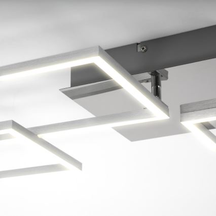 Briloner 3091-018 - LED Zatemnitvena stropna svetilka FRAME LED/30W/230V sijajni krom
