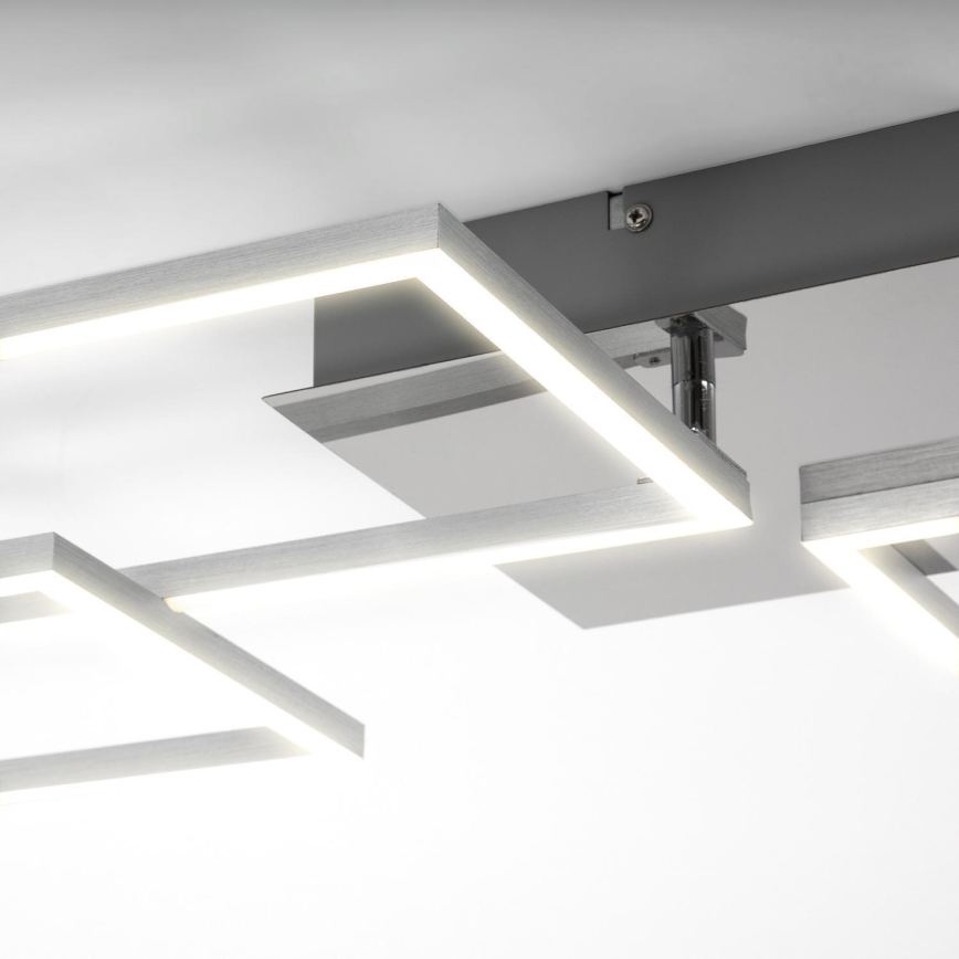 Briloner 3091-018 - LED Zatemnitvena stropna svetilka FRAME LED/30W/230V sijajni krom