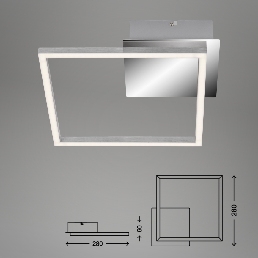 Briloner 3105-018 - LED Zatemnitvena stropna svetilka FRAMES LED/9,7W/230V