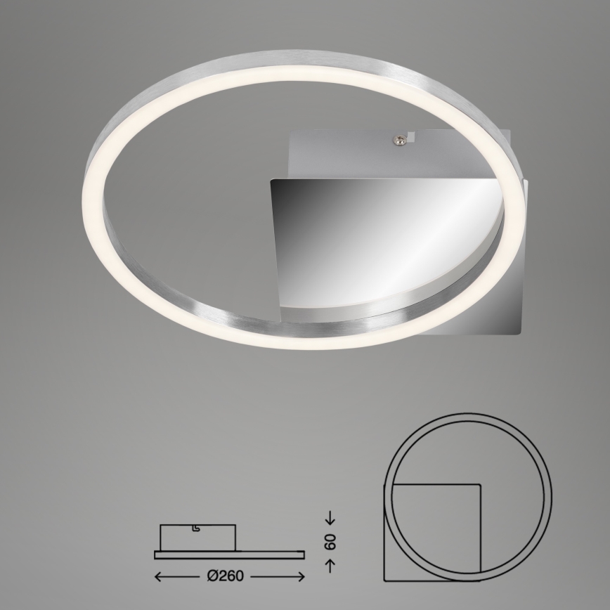 Briloner 3106-018 - LED Zatemnitvena stropna svetilka FRAMES LED/7,5W/230V