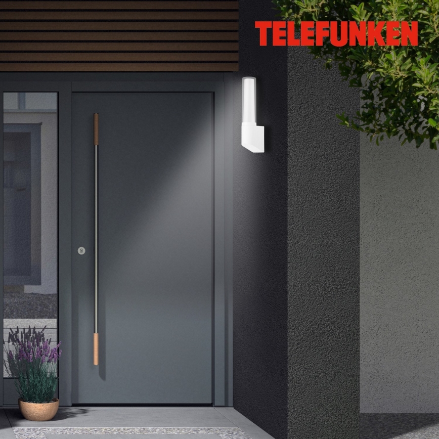 Briloner 311306TF - LED Zunanja stenska svetilka LED/8W/230V 4000K IP44 bela