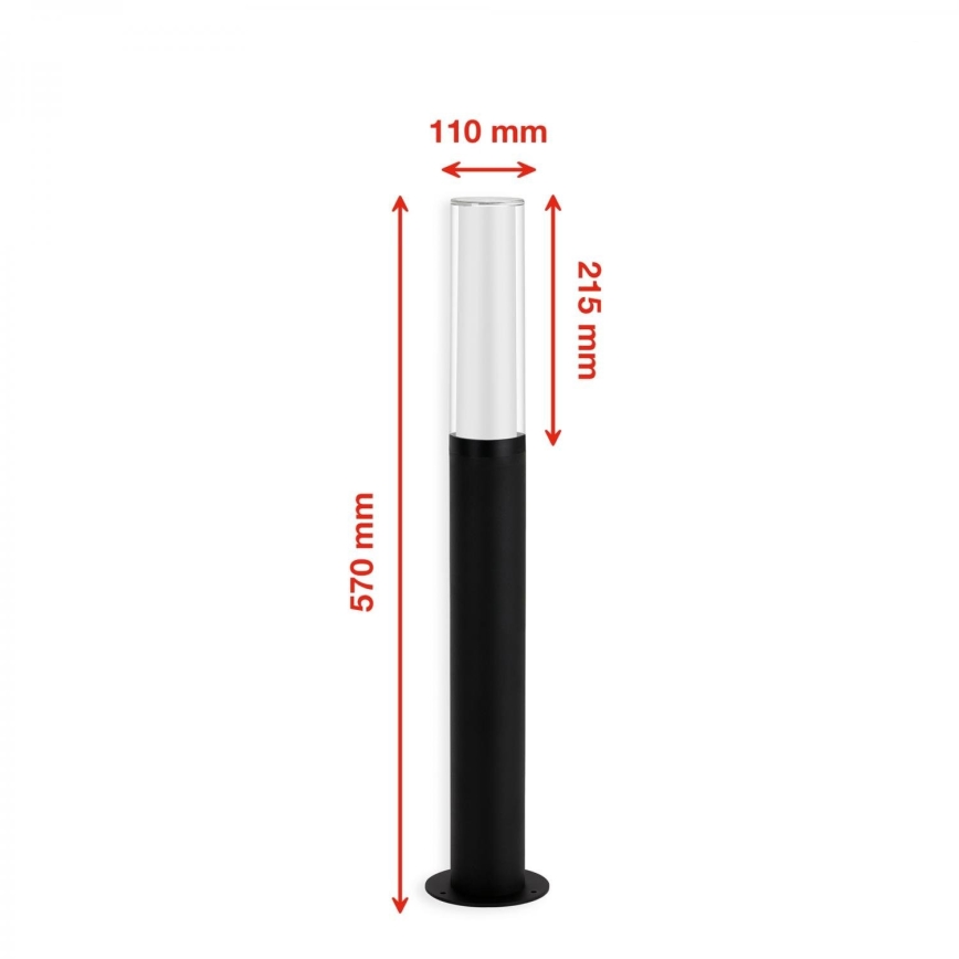 Briloner 311405TF - LED Zunanja svetilka LED/8W/230V IP44 4000K 57 cm črna