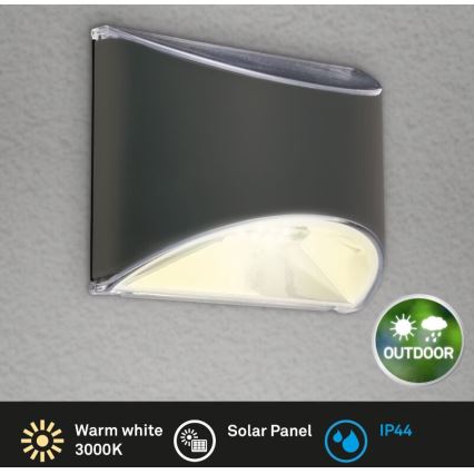 Briloner 3133015 - LED Solarna stenska svetilka LED/2W/3,7V IP44 3000K