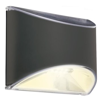 Briloner 3133015 - LED Solarni zidna svjetiljka LED/2W/3,7V IP44 3000K 300 mAh