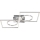 Briloner 3135-018 - LED Zatemnitvena stropna svetilka FRAME LED/43,8W/230V 3000K