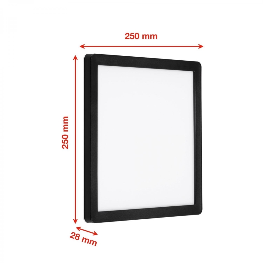 Briloner 313505TF - LED Zunanja stenska svetilka LED/15W/230V IP44 4000K črna