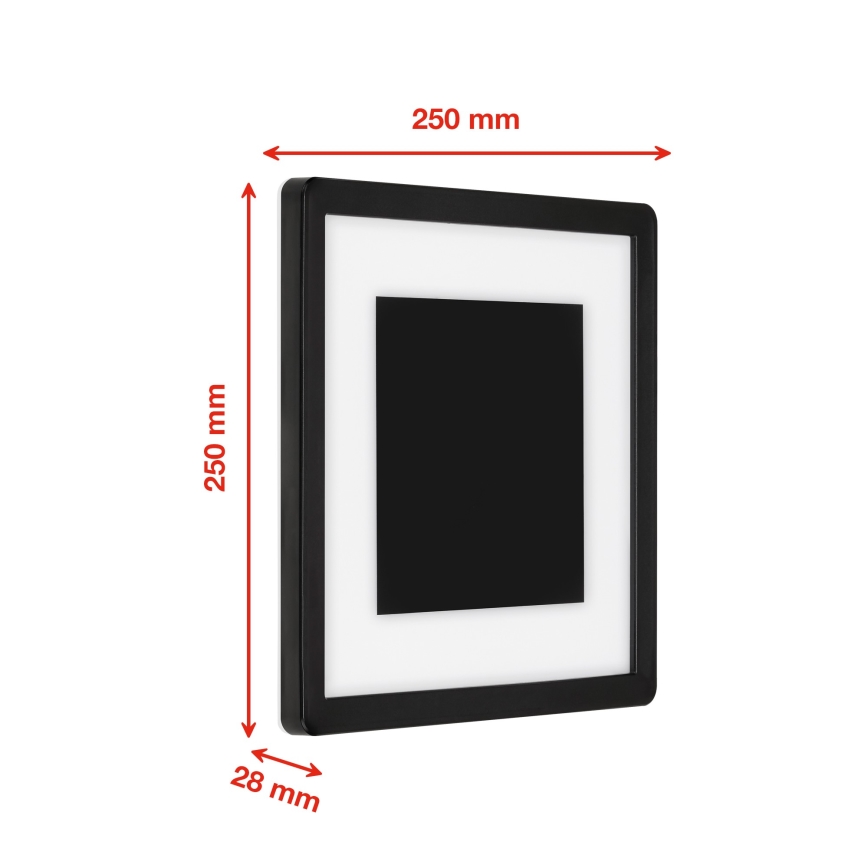 Briloner 315905TF - LED Zunanja stenska svetilka LED/15W/230V IP44 4000K črna