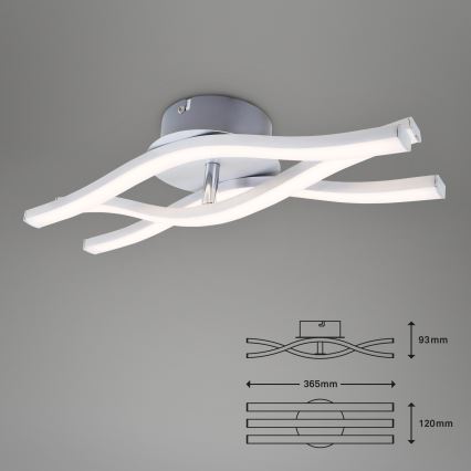 Briloner 3186-039 - LED Nadgradni lestenec GO 3xLED/6W/230V