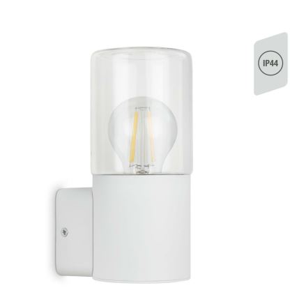 Briloner 320506TF - Zunanja stenska svetilka 1xE27/12W/230V IP44 bela