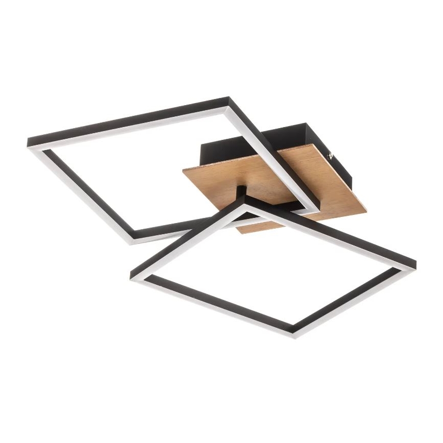 Briloner 3210-014 - LED Zatemnitvena stropna svetilka FRAME 2xLED/11W/230V rjava