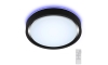 Briloner 3227-015 - LED RGB Zatemnitvena stropna svetilka s senzorjem TALENA LED/24W/230V črna + Daljinski upravljalnik