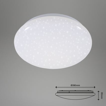 Briloner 3380-116 - LED Zatemnitvena stropna svetilka STARRY SKY LED/18W/230V 2700/4000K